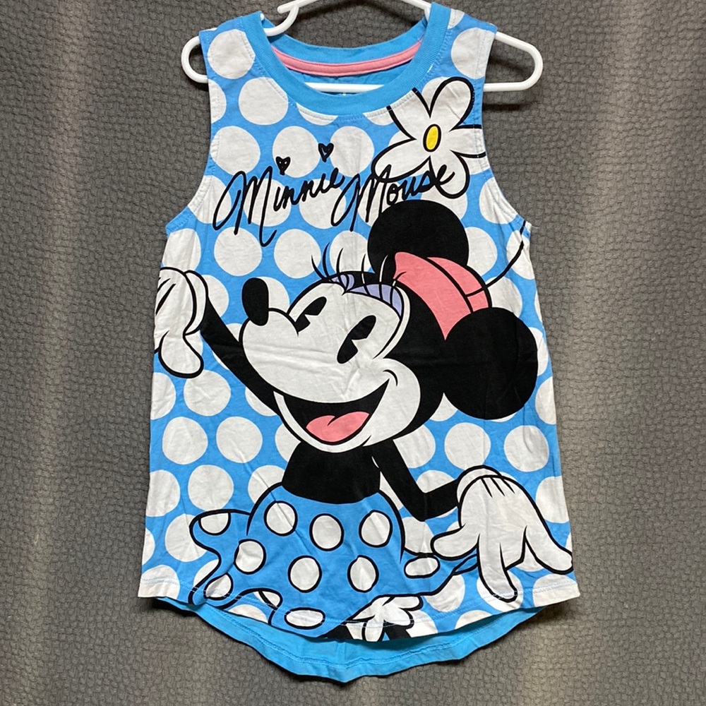 Disney Parks Minnie Mouse Tank Sz Youth M